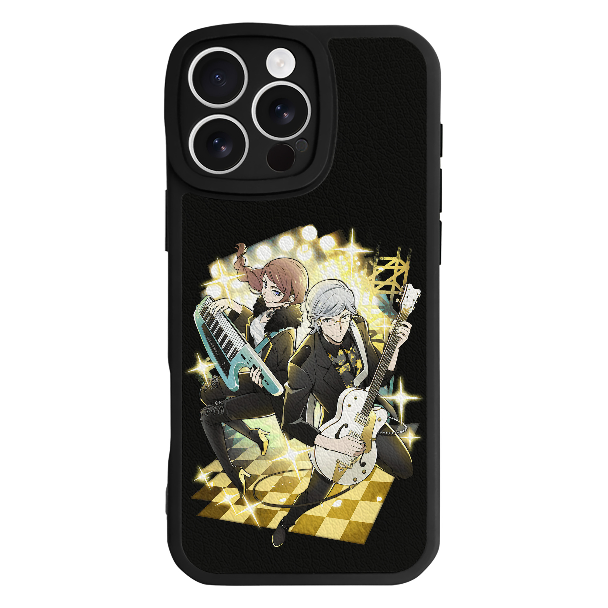 （画像用） 文豪ストレイドッグス Bungo Stray Dogs 【iPhone 16シリーズ対応】シリコンスマホケース（レザー調） 材質：シリコン